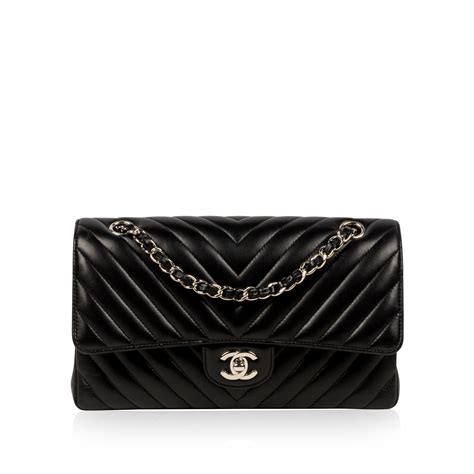 chanel classic flap chevron
